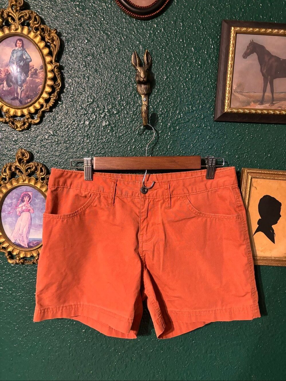 Patagonia Coral Orange Chino Shorts Sz 4